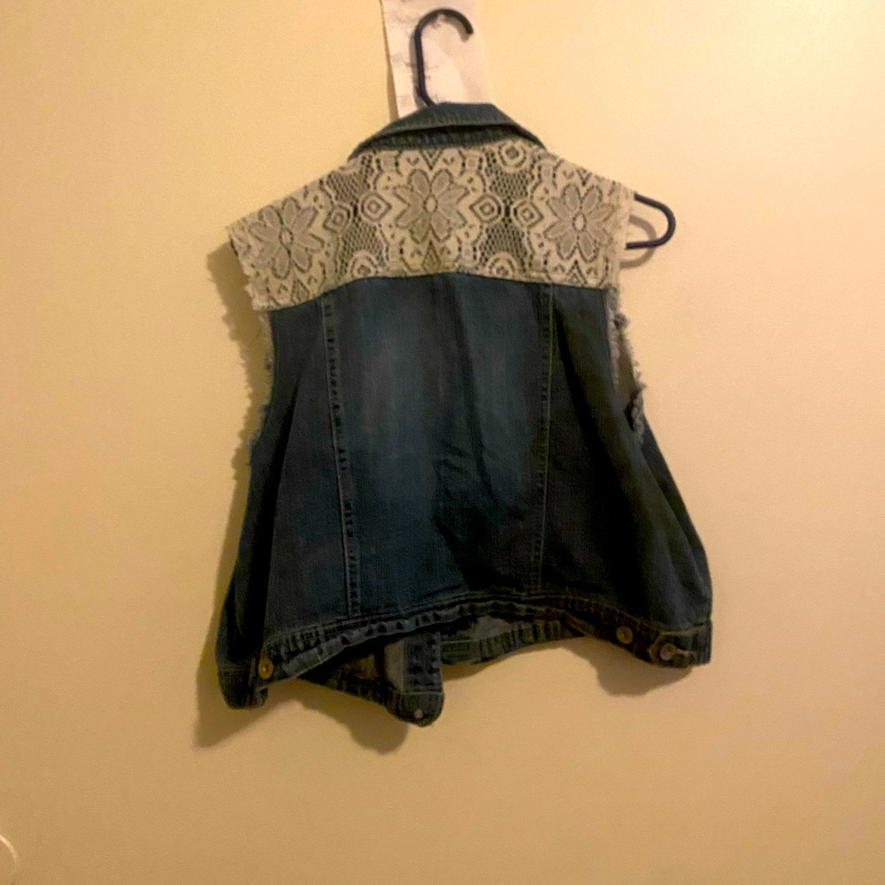 Highway Jean short sleeve cropped jacket